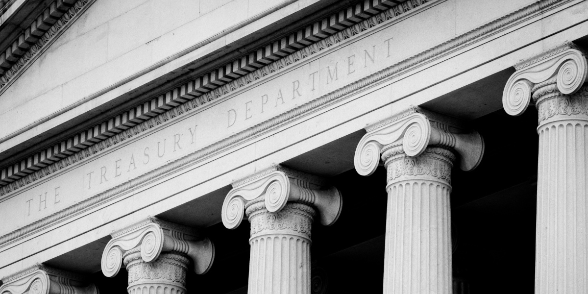 Photo of the United States Treasury Building
