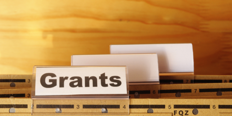 grant file holding information on infrastructure low funded grant programs