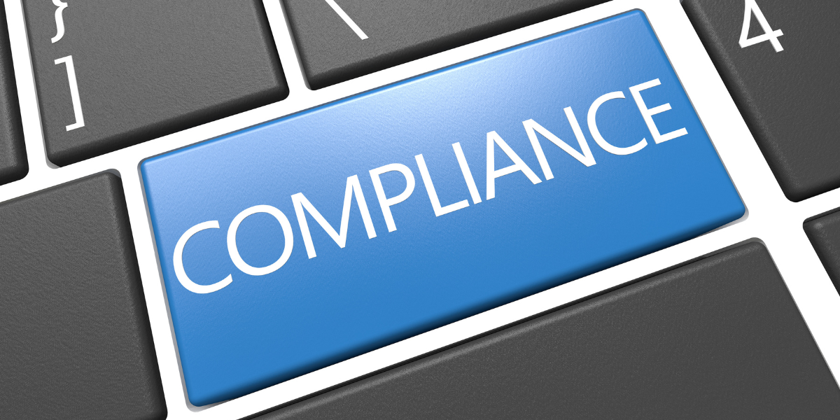 Compliance key on a computer keyboard