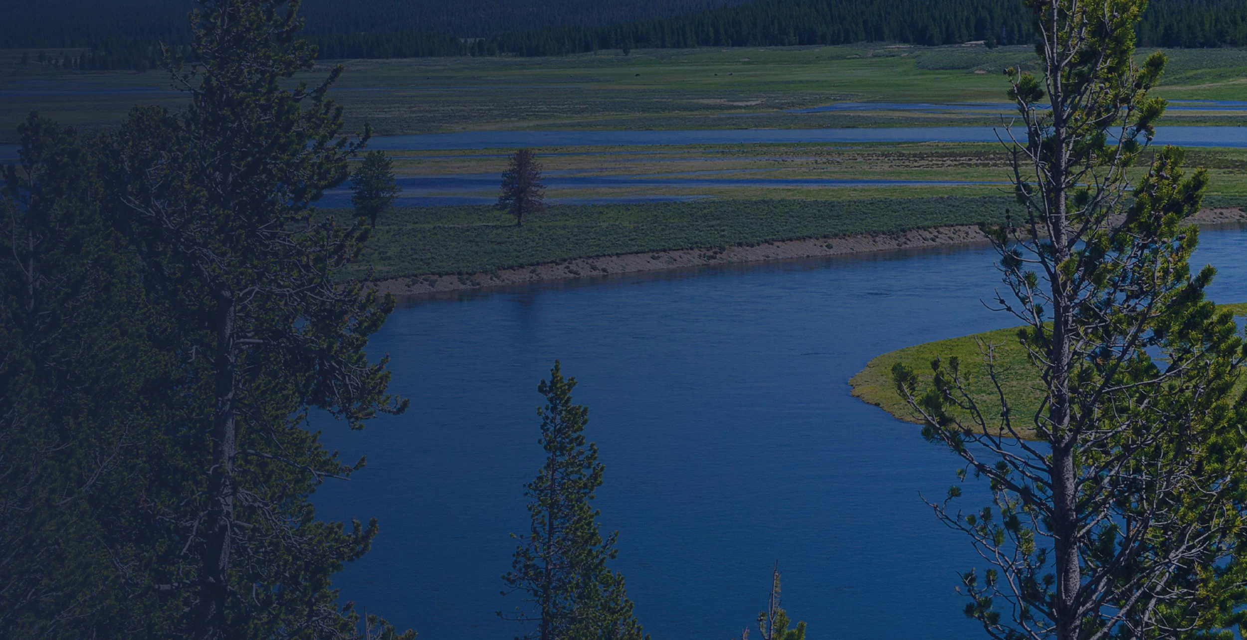 a winding river
